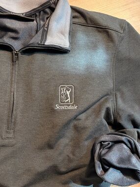 Under Armour Charcoal/Gray TPC Scottsdale Golf 1/4 Zip Pullover